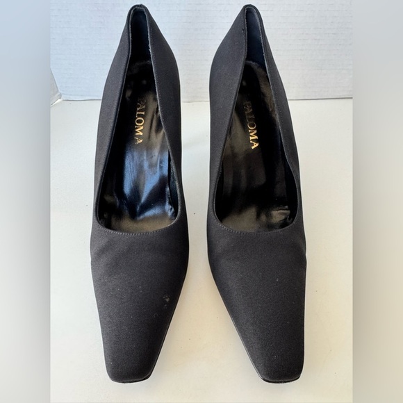 Paloma Fabric Classic Pointed Pumps Heels Women’s Size 9.5 B - Picture 3 of 8